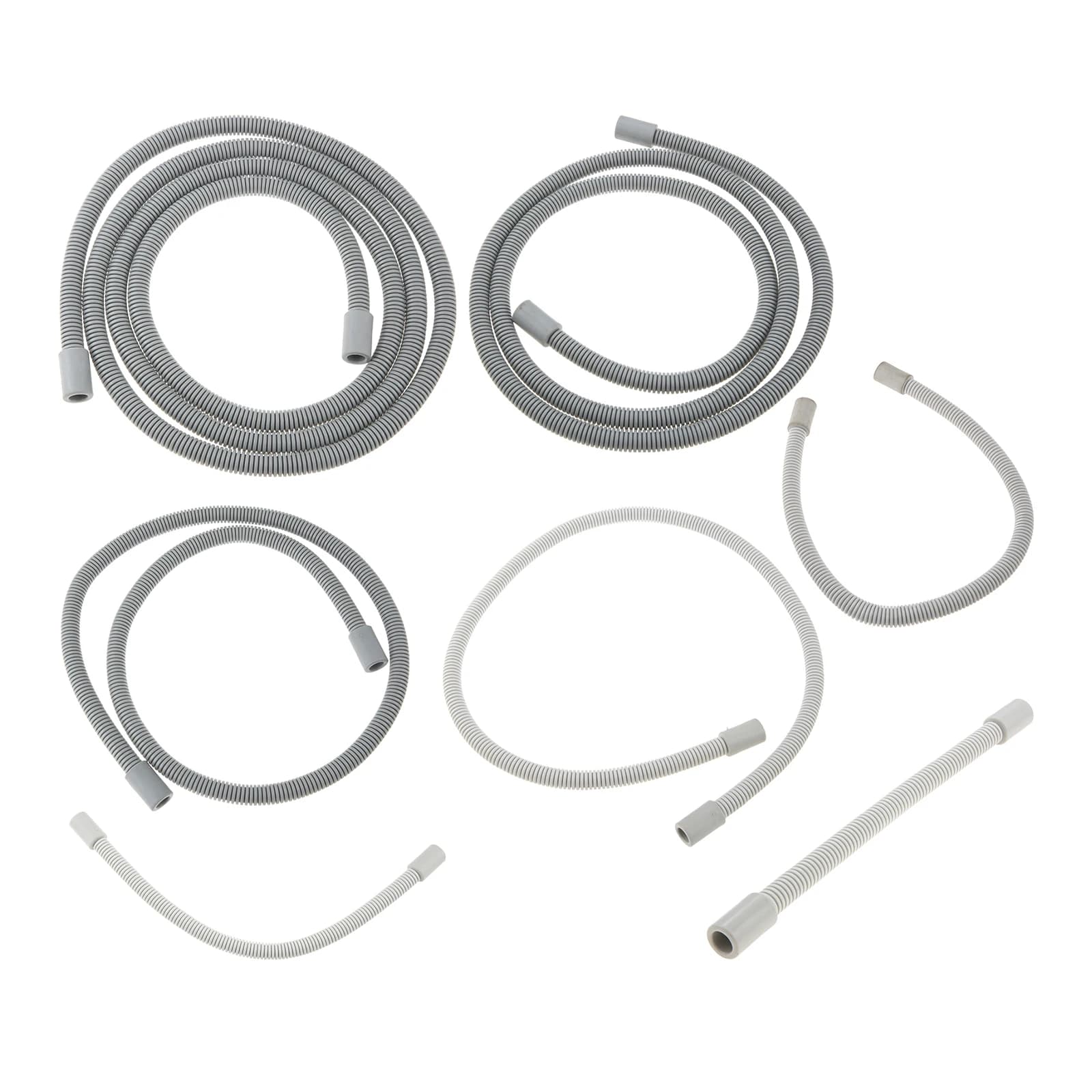 1pc 10mm Extended Drain Pipe for Washing Machine 0.2m-2m PE+PT Water Pipe for MIDEA for HAIER for SIEMENS Drying Machines