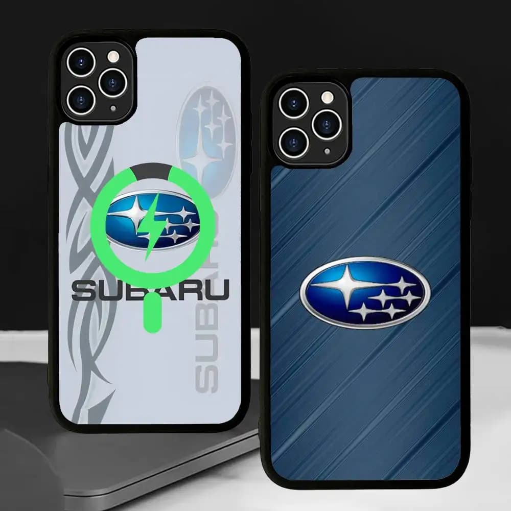S-Subaru WRX S-Sti For Magsafe Case For IPhone 17 16 Pro Max 15 14 Plus 13 12 11 Wireless Charging Phone Cover