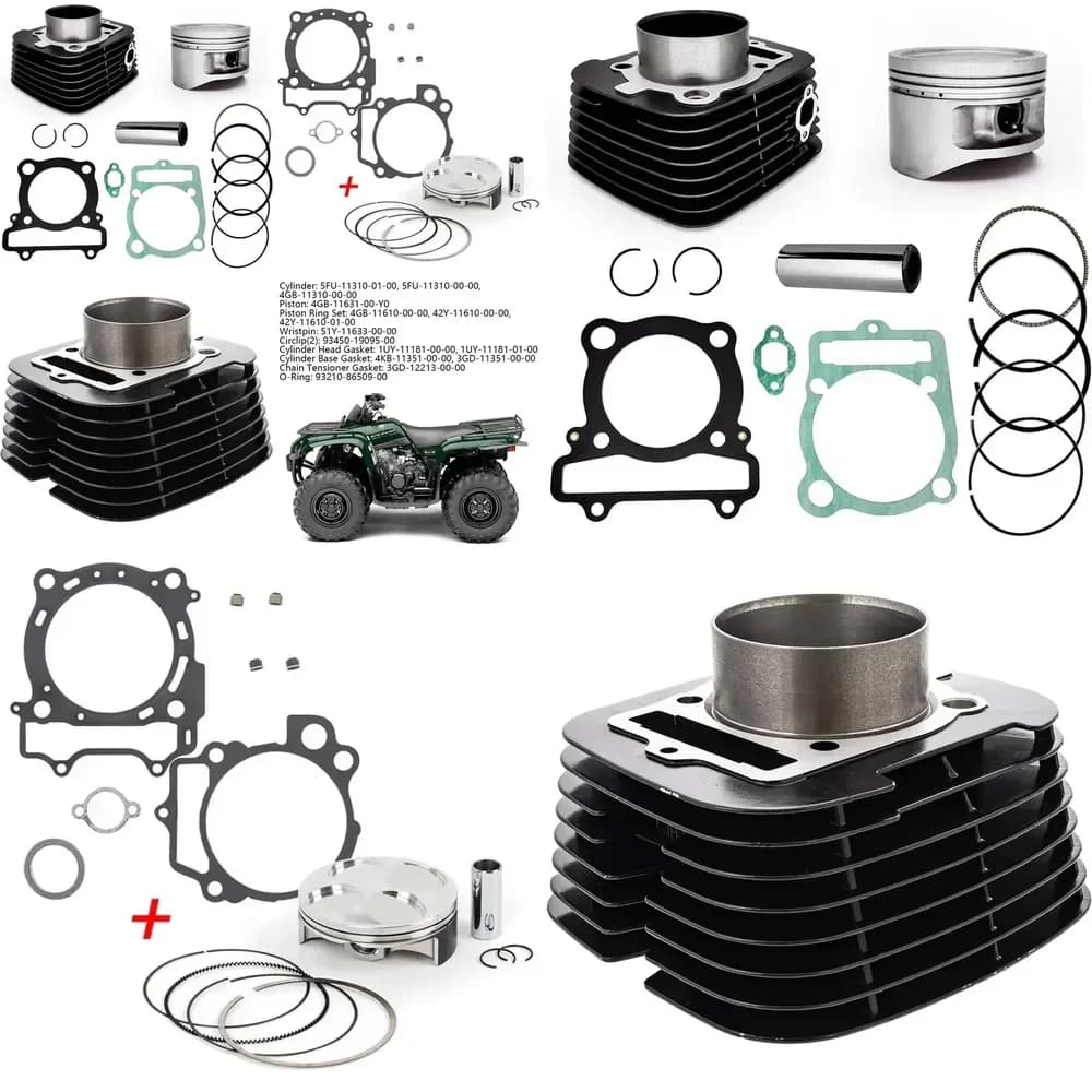 Cylinder Piston Gasket Kit for YFM400 400 400 OEM 5FU-11310-01-00 ATV UTV Engine Parts