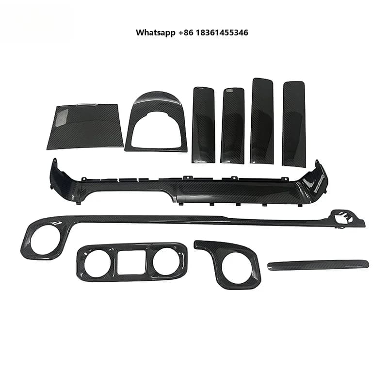 2019 Year+ W464 G500 G550 G63 Dry Carbon Fiber Inner Trim Parts G Class G Wagon W464 Interio Durable Premium Car Accessories