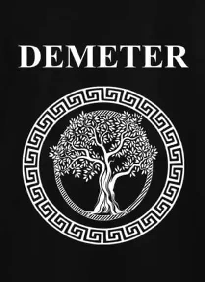 Fertility Growth and Life Greek Goddess Demeter T-Shirt. Summer Cotton Short Sleeve O-Neck Mens T Shirt New S-3XL