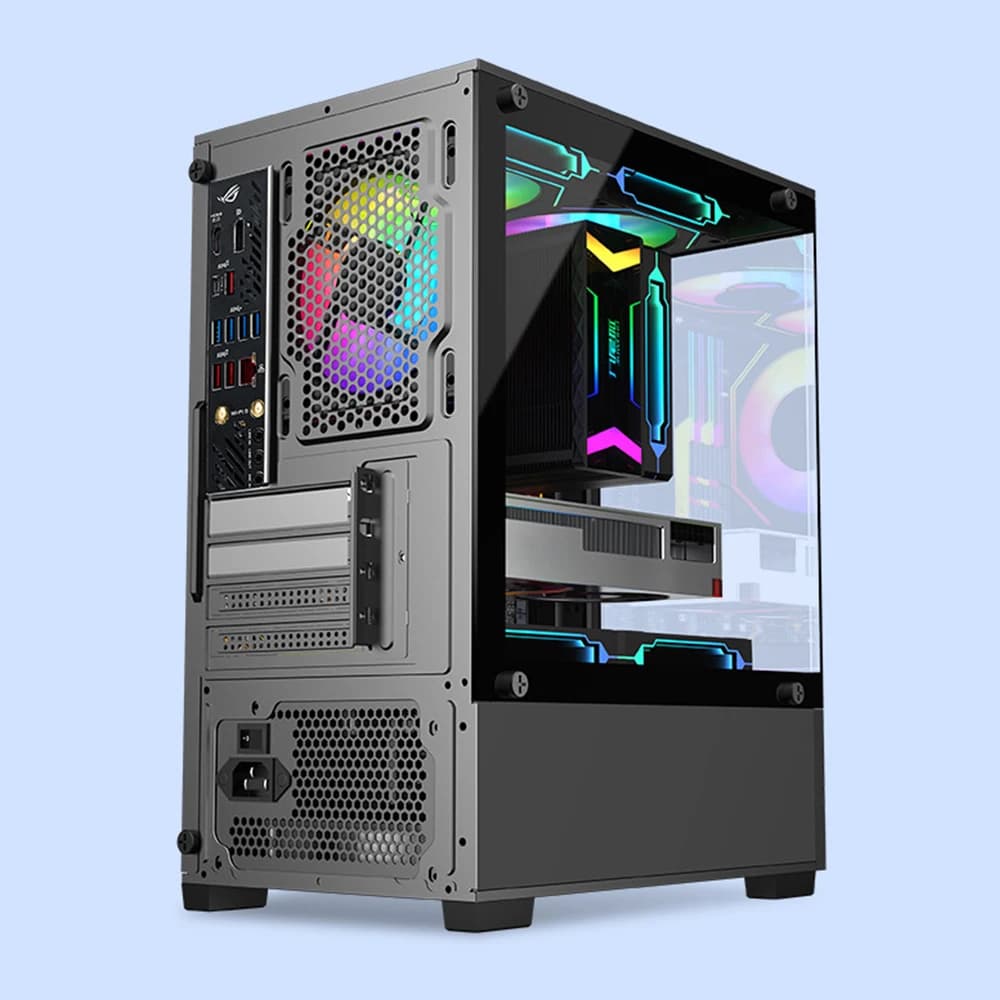 Meegopad Gaming Desktop PC    I9 13900K 64GB DDR5 RTX 4090 4060 GTX1660 2TB SSD 4TB HDD RGB Liquid Cooling WiFi 6E for Gaming