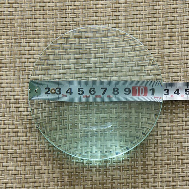 30-127mm 10X Optical Glass Convex Lens Magnifying Glass for Projector Industrial Experiment Educational Scientific Instrument