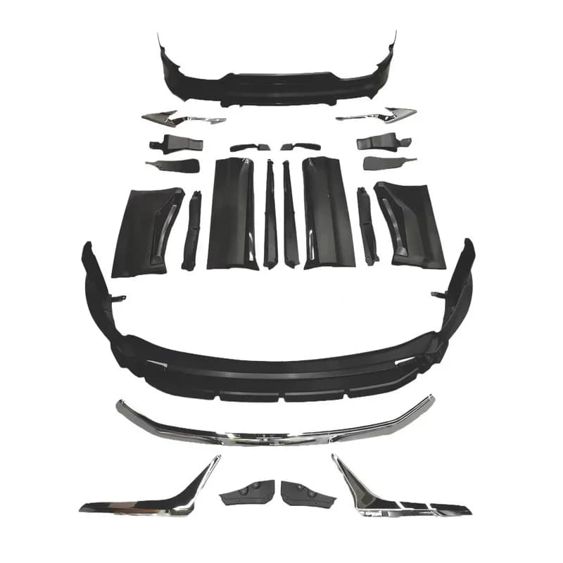Her 2020-2022 Black Body Kit for Upgr with Front/Rear Bumpers