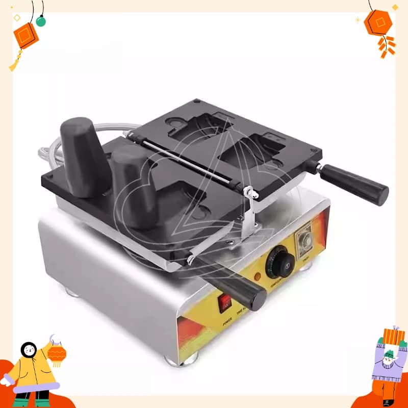 Electric Cup Waffle Maker, Commercial Electric Scone Maker & Cake Pan