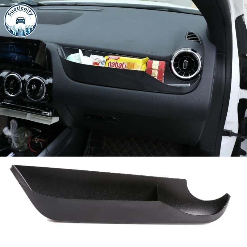 Interior Car Accessories For Mercedes Benz B Class GLA EQA W247 2020-2022 ABS Car Co-Pilot Dashboard Storage Box Organizer Tray