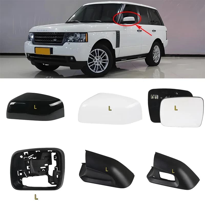 Auto Left Right Rear Heated Mirror Glass Cover for Land Rover Discovery 4 Range Rover Sport 2010 2011 2012 2013 Freelander 2