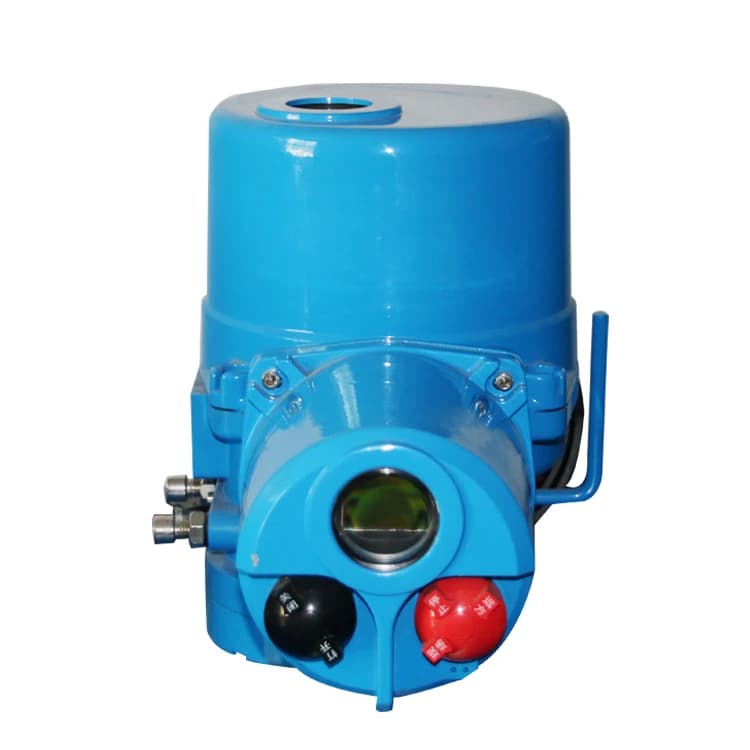 1/4 in Electric Motorized Rotary Butterfly Valve Actuator QT80 QT100 QT150 QT200 QT250 Series for Gas Media