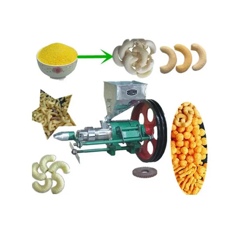 Mini Puffed Corn Wheat Snacks Food Extruder Machines Sales Price With High Quality