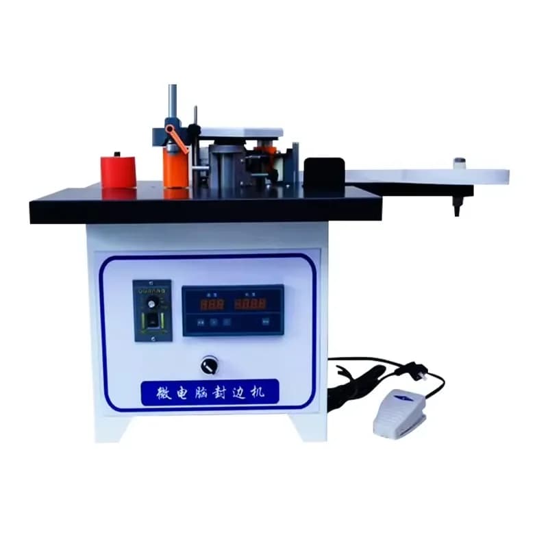 Multifunction PLC Wood Plate Edge Banding Machine Small Linear Decoration Hand-held Manual Portable Edge Bander