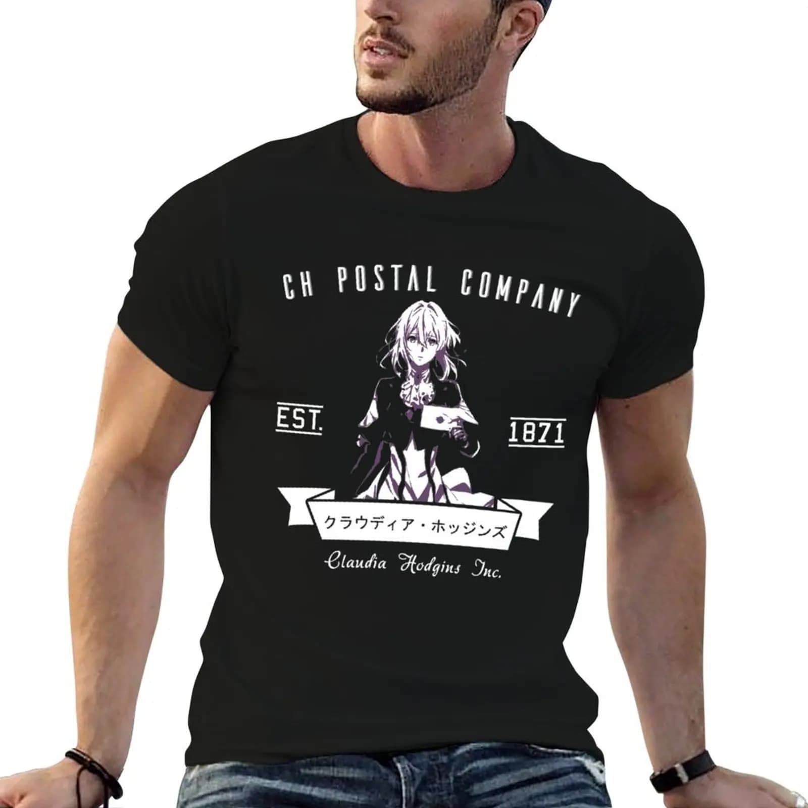 Violet Evergarden - CH Postal Company Anime Shirt 6 T-Shirt Performance Dry Fit T-Shirt