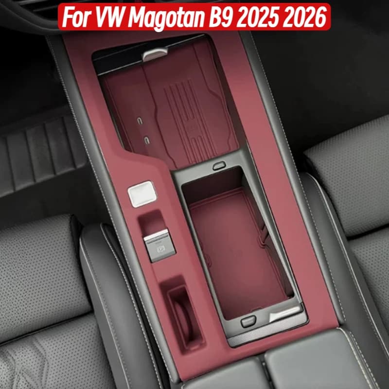 For VW Magotan B9 2025 2026 Center Console Protective Pad Controller Protective Pad Storage Anti-Slip Protective Pad