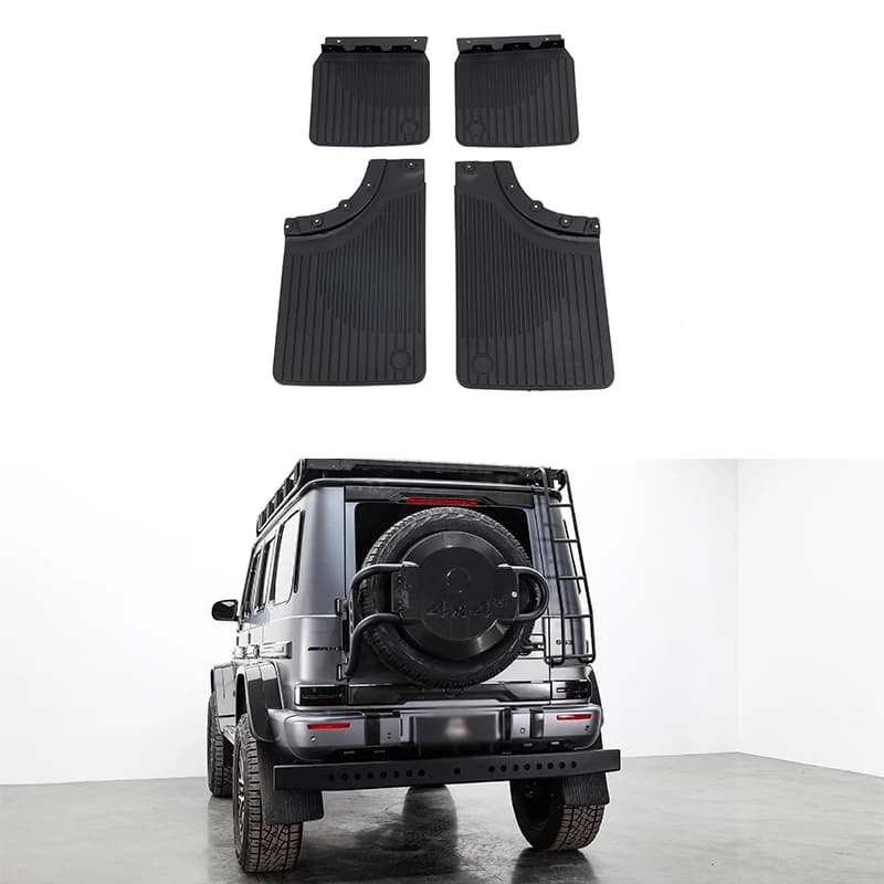 For G Class W463A W464 4X4 ABS 4 Pcs Front and Rear Fender Mudflap for W464 G63 G550 Fenders Mud Flags