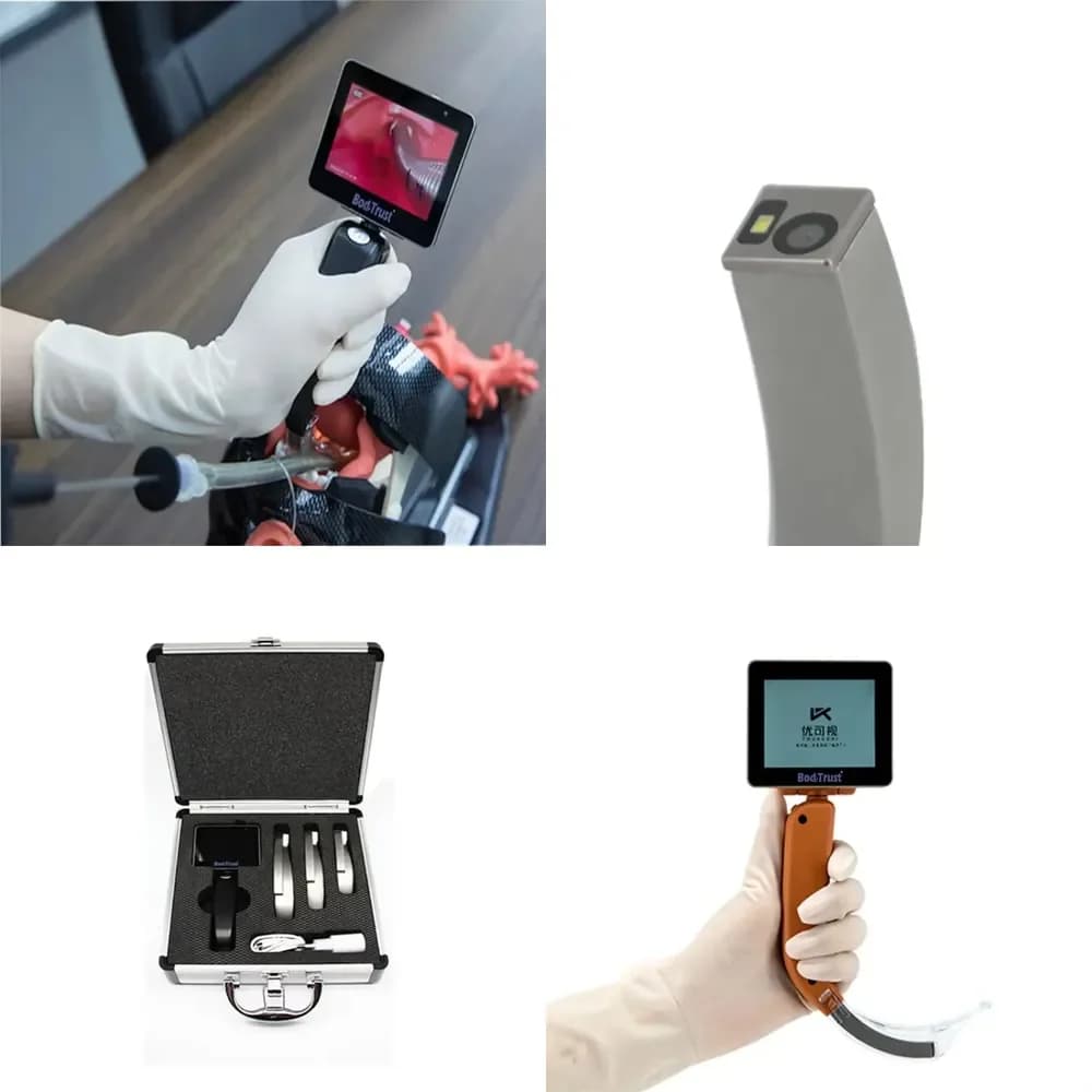 Medical Video Laryngoscope Price With Flexible Tip Laryngoscope Blade