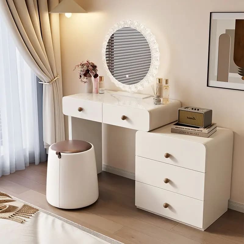 Desings Luxury Dressing Table Organizer Make Up Modern Make Up Dressers Mirror Drawer Penteadeira Para Quarto Dresser Furniture
