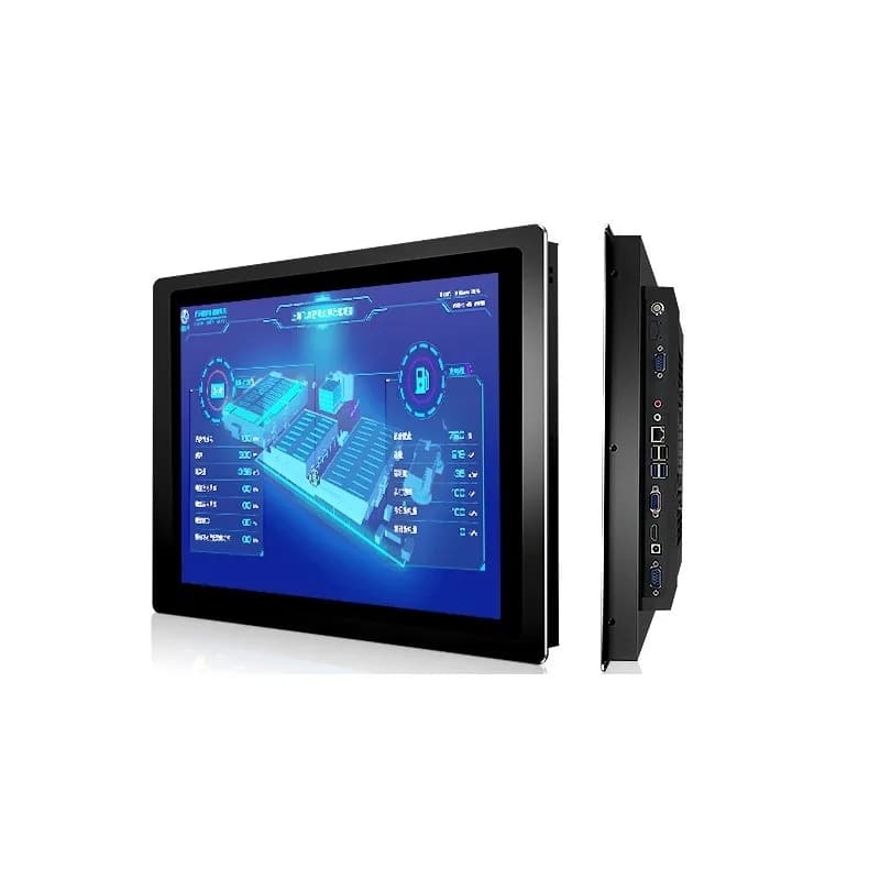 Control display 10-23 inch embedded industrial control all-in-one machine,
