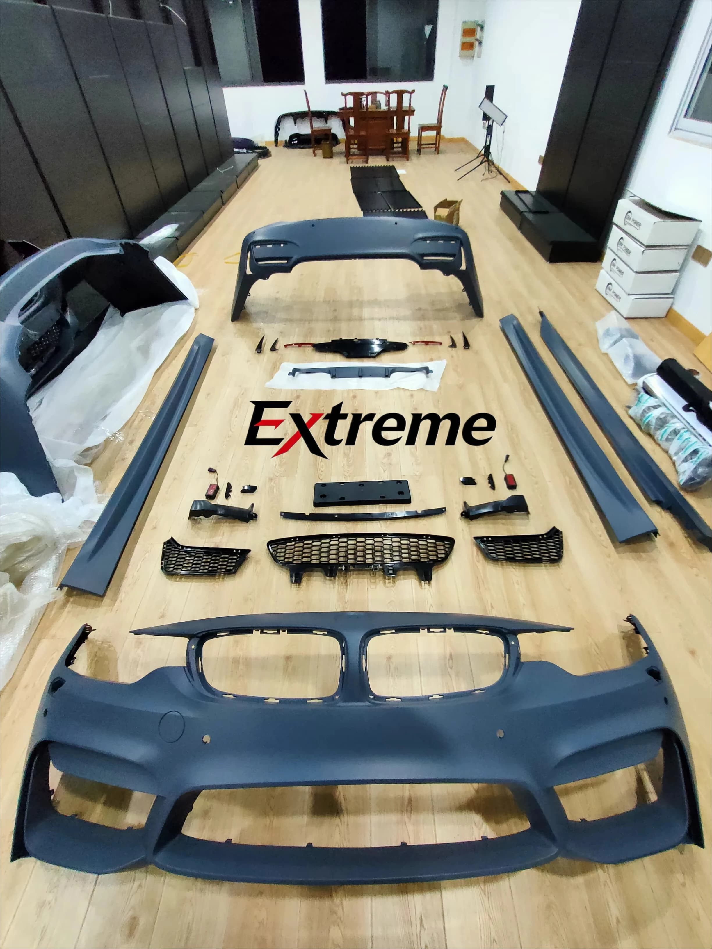4 Series F32 to M4 Body Kit Full Set PP with Front Bumper Side Skirt Rear Bumper 2 Door M4 Body Kit