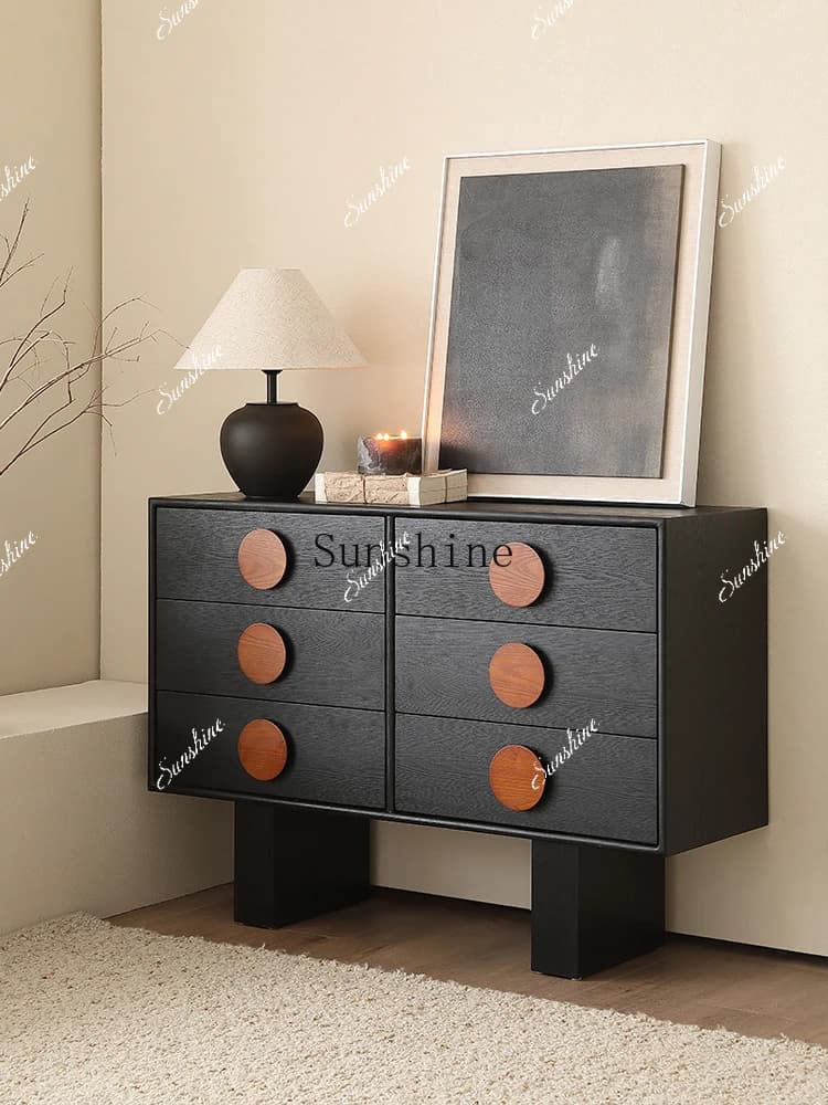 Bedroom storage cabinet Living room wall simple strip cabinet  FT