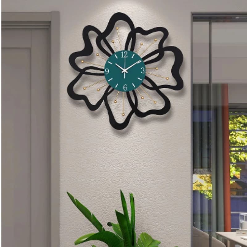 Modern Luxury Clock Wall Aesthetic Nordic Interior Korean Bedrooms Wall Watch Minimalist Art Orologio Da Parete Home Decoration