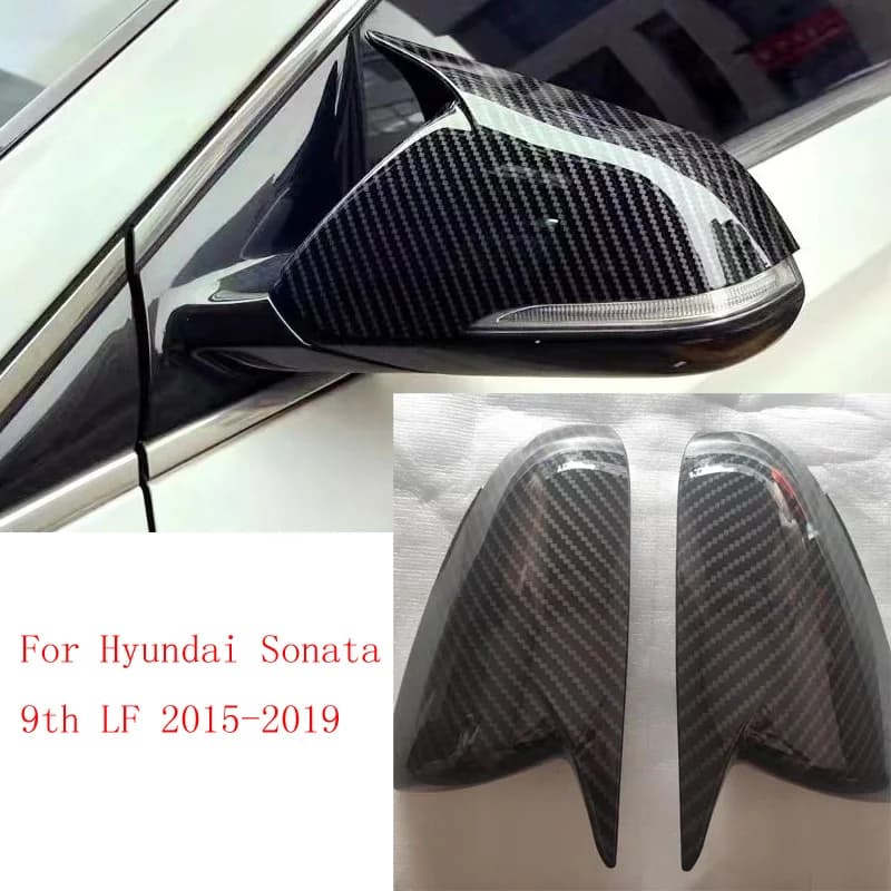 Car accessories Rearview Mirror Cover Side Reversing Mirror For Hyundai Sonata 9th LF 2015-2019