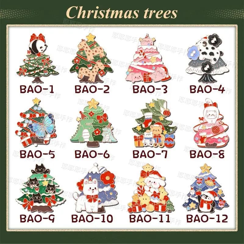 Christmas Series Refrigerator Stickers, Cartoon Animal Decoration Magnets, Give Christmas Gifts To Family Friends As Souvenirs