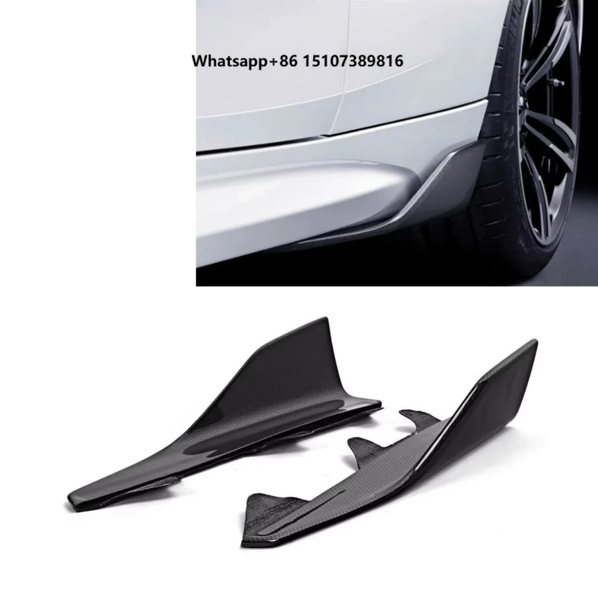 MP Style Carbon Fiber Side Skirts for M2 F87 2014-2018 M2C 2019 F87 Car Side Skirt