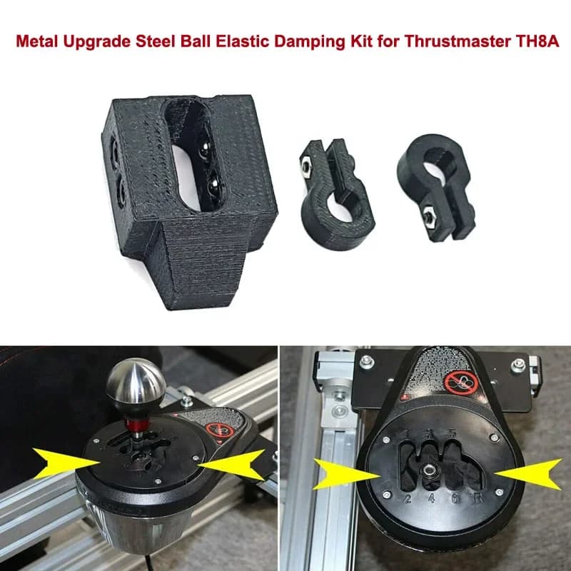 Metal Upgrade Steel Ball Elastic Damping Kit for Thrustmaster TH8A Real feel Modification