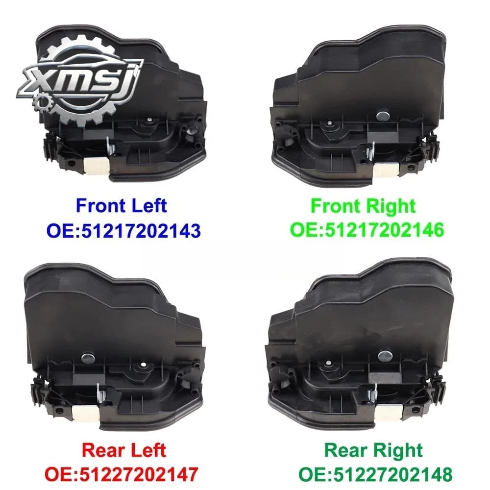 Actuador bloqueo puerta coche, Motor pestillo apto para BMW E60, E65, E70, E90, E92, X3, X5, X6, Z4, 51217202143, 51