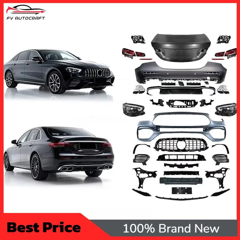 【2026】Car Bumpers Body Kit For Mercedes W213 Old Upgrade To New E63S AMG Style Other Auto Parts