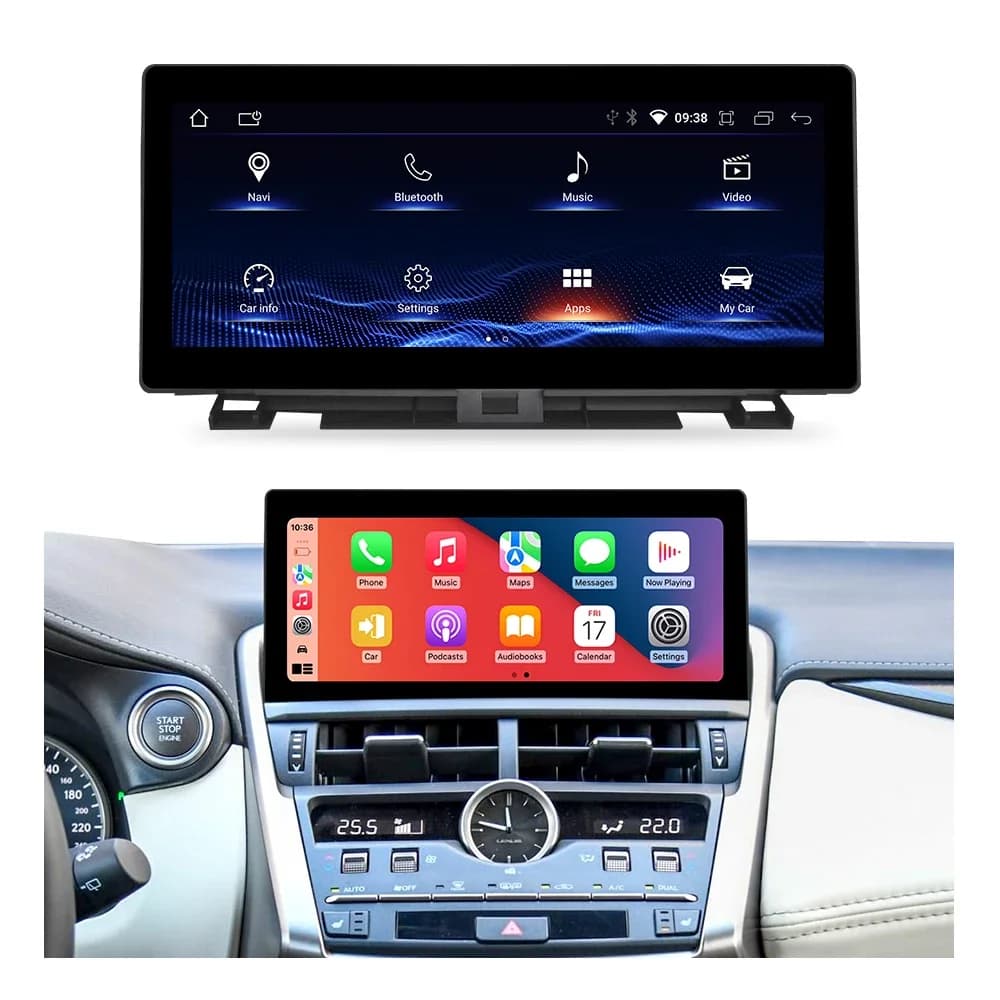 10.25 Android 12 Touch Screen Car Carplay Auto For Lexus NX 200T 300h 2015 2016 2018 2020 Radio Video Car Gps Navigation