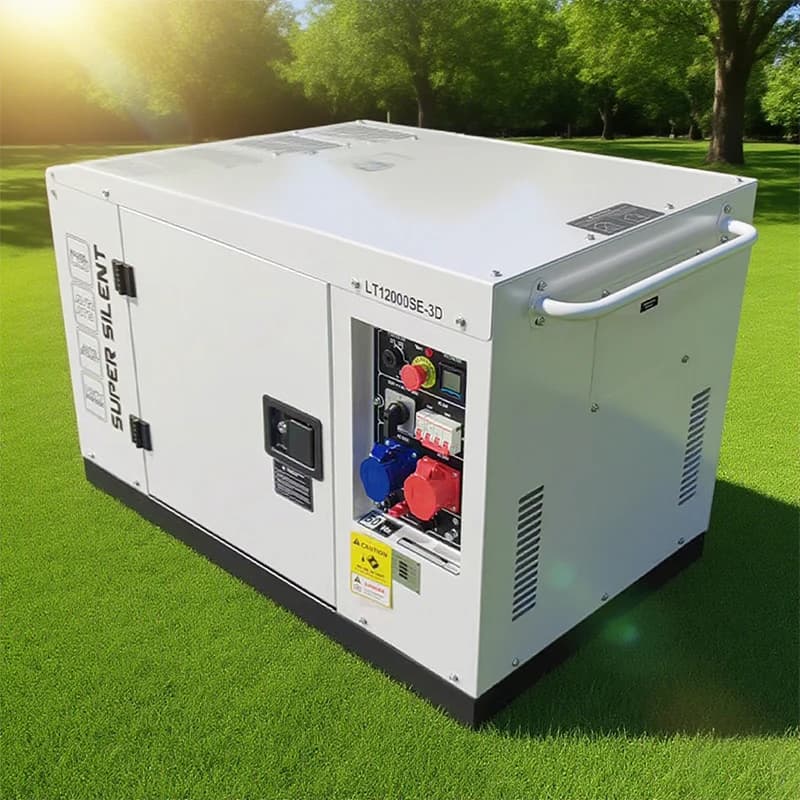 For Silent Generator 220V 50HZ Single Phase 10KW Auto Start And ATS For Home Use