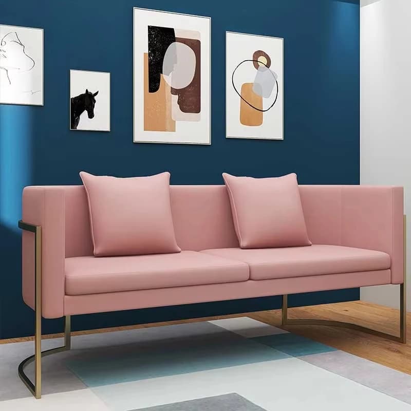 U-shaped fabric furniture set - simple modern light luxury style corner sofa