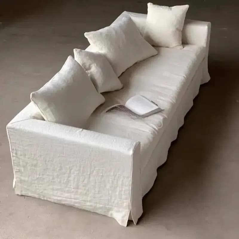 Nordic Designer Living Room Sofas European White Minimalist Modern Living Room Sofas Single Divano Soggiorno Furniture Home