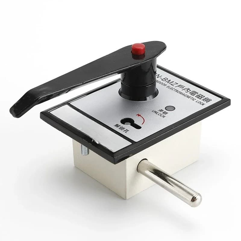 Handle electromagnetic lock, intelligent indoor high-voltage cabinet door lock, electric control lock