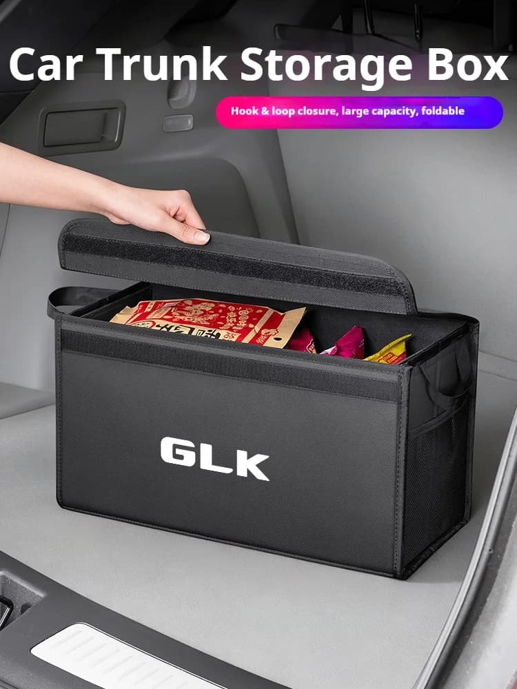 For Mercedes Benz GLK GLC GLB GLA CLA CLS ML SL Car Trunk Foldable Storage Box Multi-Purpose Large-Capacity Stowing Tidying Bag
