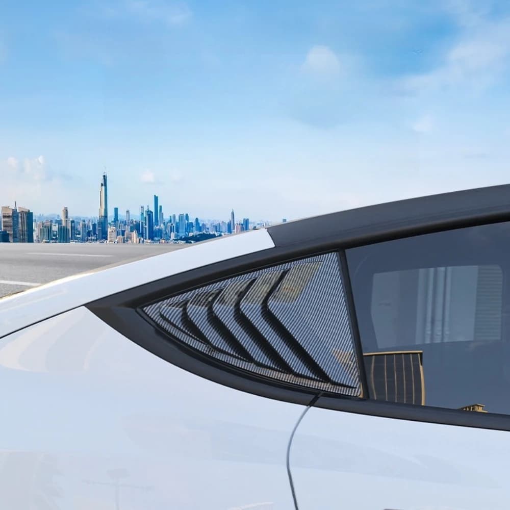 For Tesla Model 3 Highland 24-26 Model Y Juniper 25-26 Sport Style Rear Window Spoiler Shutter Cover Side Window Louver Cover