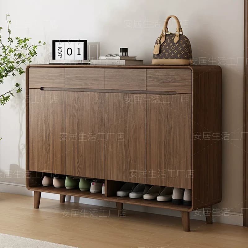Designer Modern Shoe Cabinet Vertical Slippers Wooden Luxury Living Room Storage Shoe Shelf Organizer Muebles Hotel Furniture