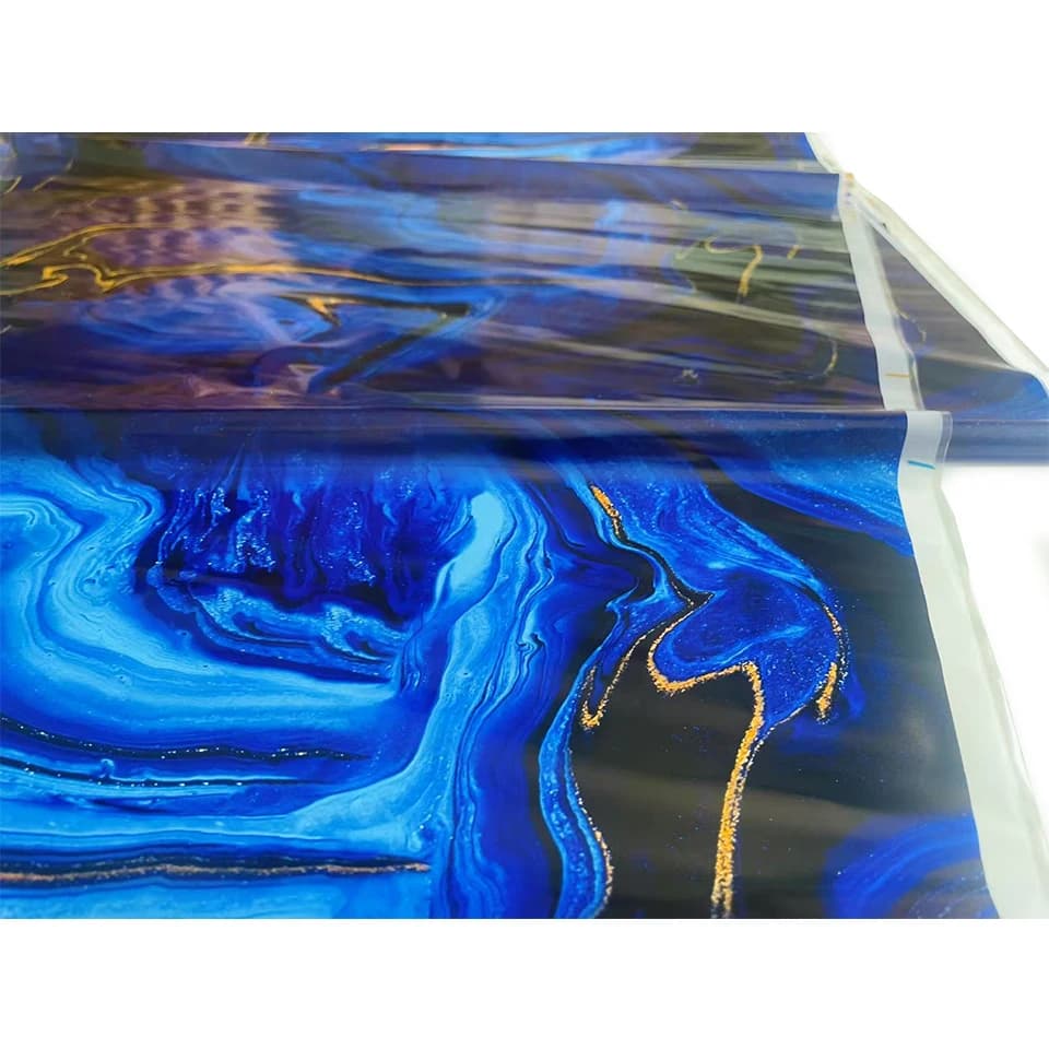 Dreamy Blue Galaxy Marble Hydro Dip Film - Water Soluble Car Wrap Vinyl for Interior Styling DIY 0.5cm*2M 181