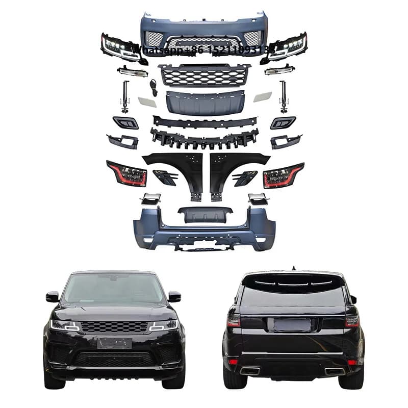 2014-2017 Car Modification Front Bumper Car Lights LED Headlights Taillights Upgrade 2022 Car Bodykit