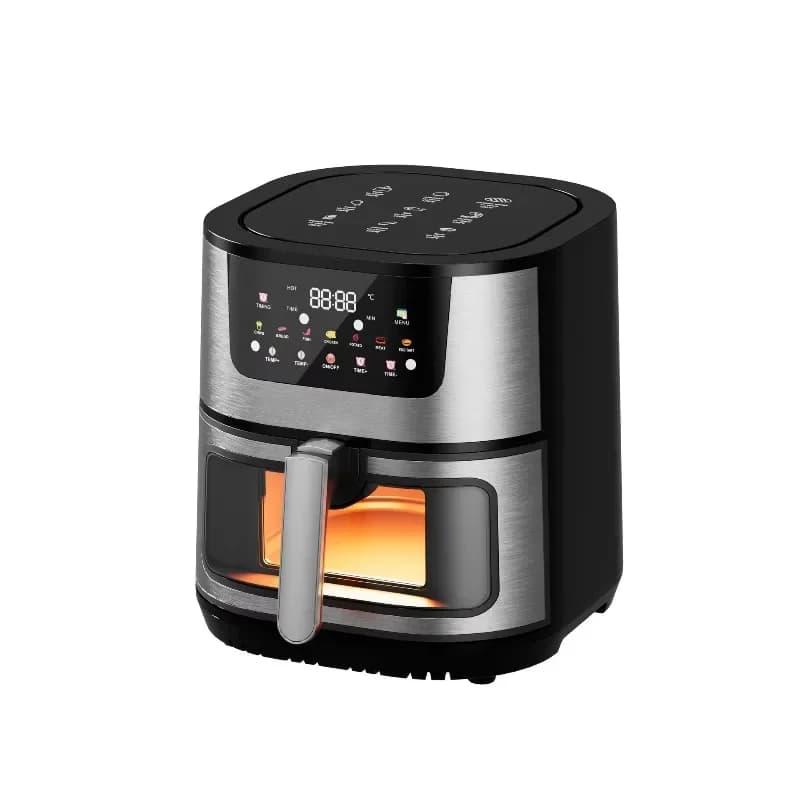 High quality latest air fryer 8 liters 10 liters visual intelligent oil-free digital air fryer