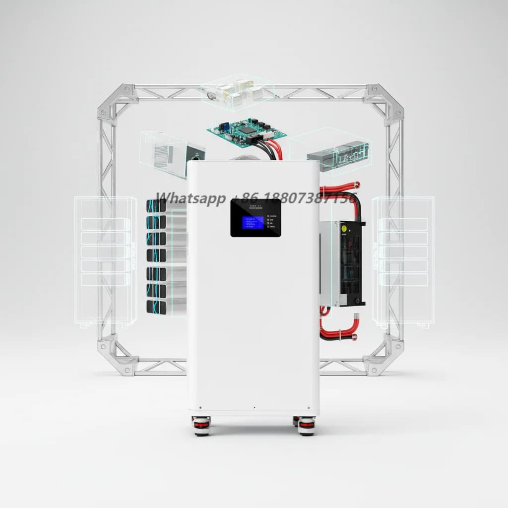 Smart Home Energy Storage Split Lithium Battery Floor LiFePO4 48V 10-20kW Hybrid Grid System 10kWh IP65 Protection Class CAN