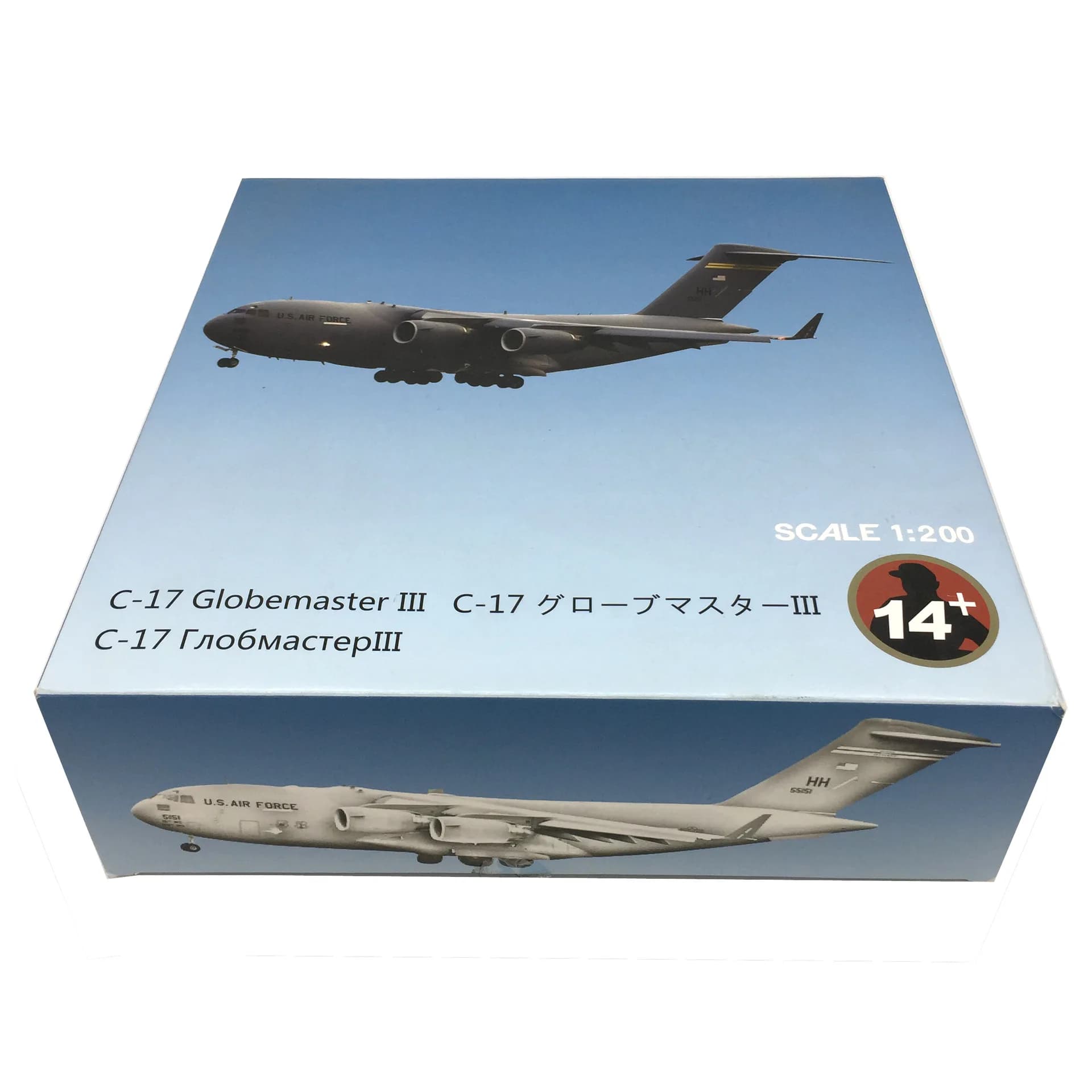 1:200 Scale C17 USA Replica Transport Model & Display Stand Collection Gift C17 Alloy Model Plane Mini Decorative Home