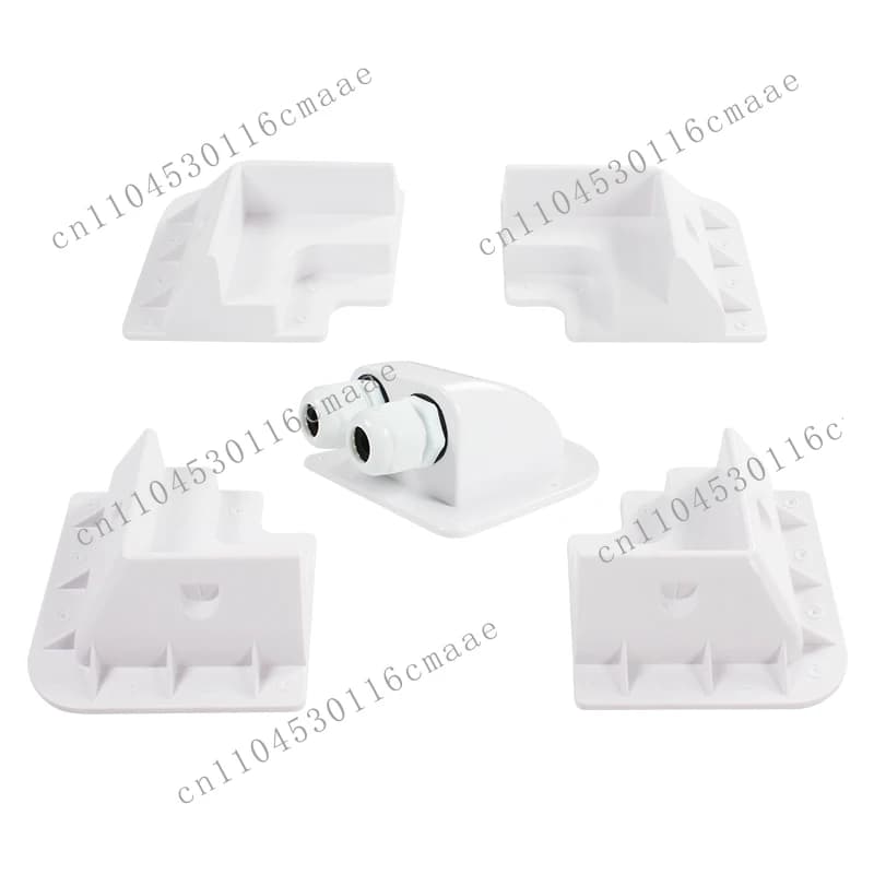 White Trailer Solar Panel Bracket UV Resistant No Punching Caravan Fixing Bracket