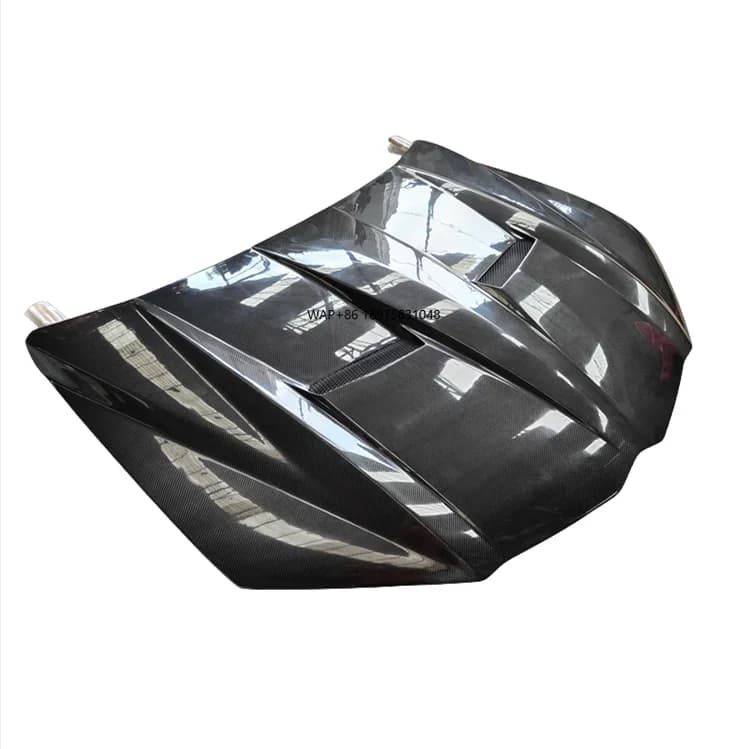 High Quality New Carbon Fiber Body Kit for  T Style Car Hood Upgrade to Auto Part