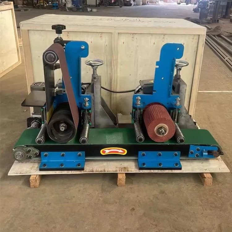 Automatic Customizable Width Vibration Polishing Machine Metal Deburring & Grinding Machine 7.5kW Motor High Productivity
