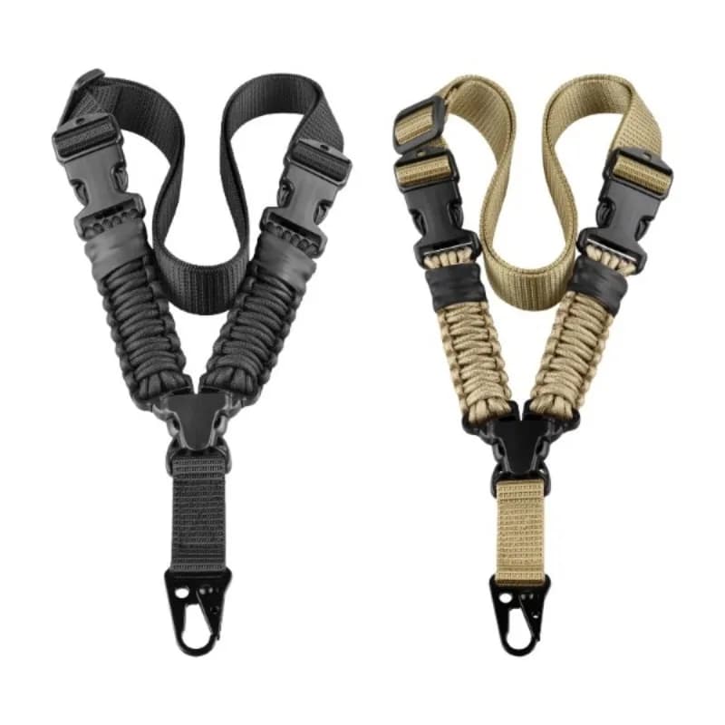 American braided umbrella rope vertical single point strap rope, outdoor multi-functional tactical strap gun rope