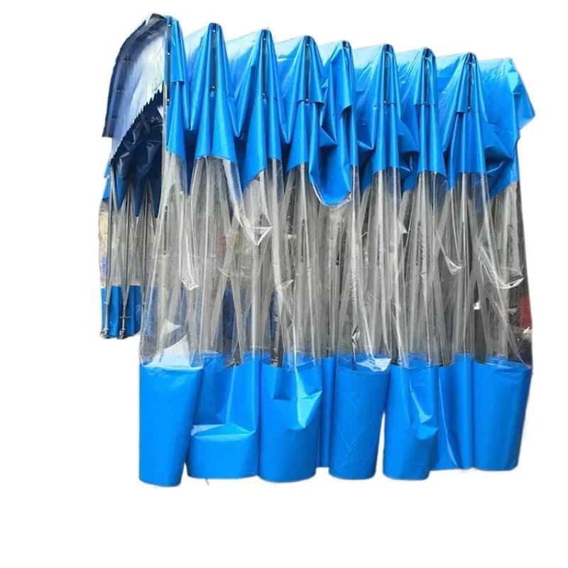 Movable metal frame tent Large parking lot Mobile retractable canopy Outdoor tent booth