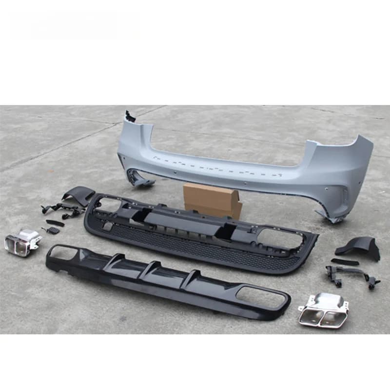 Auto Parts GLA45 Style Fr/Rr Bumper Conversion Exterior Replacement Tuning Sport for GLA Class X156 2015-2019