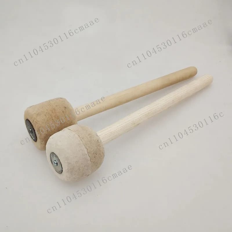 Wool felt head Wooden army Drumhammer Big drumstick brigade Drumsticks Percussion accessories Drum set Electronic drum