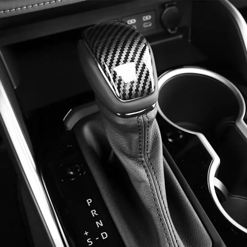 For Toyota  Highlander 2022 Gear Knob Decoration Sticker Crown Land Cruiser Gear Lever Cover Interior Modification